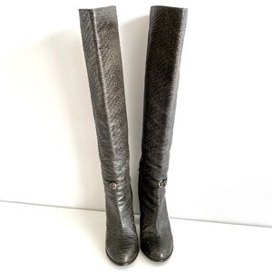 SERGIO ROSSI PYTHON BOOTS